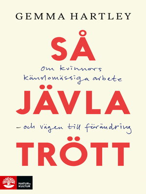 cover image of Så jävla trött